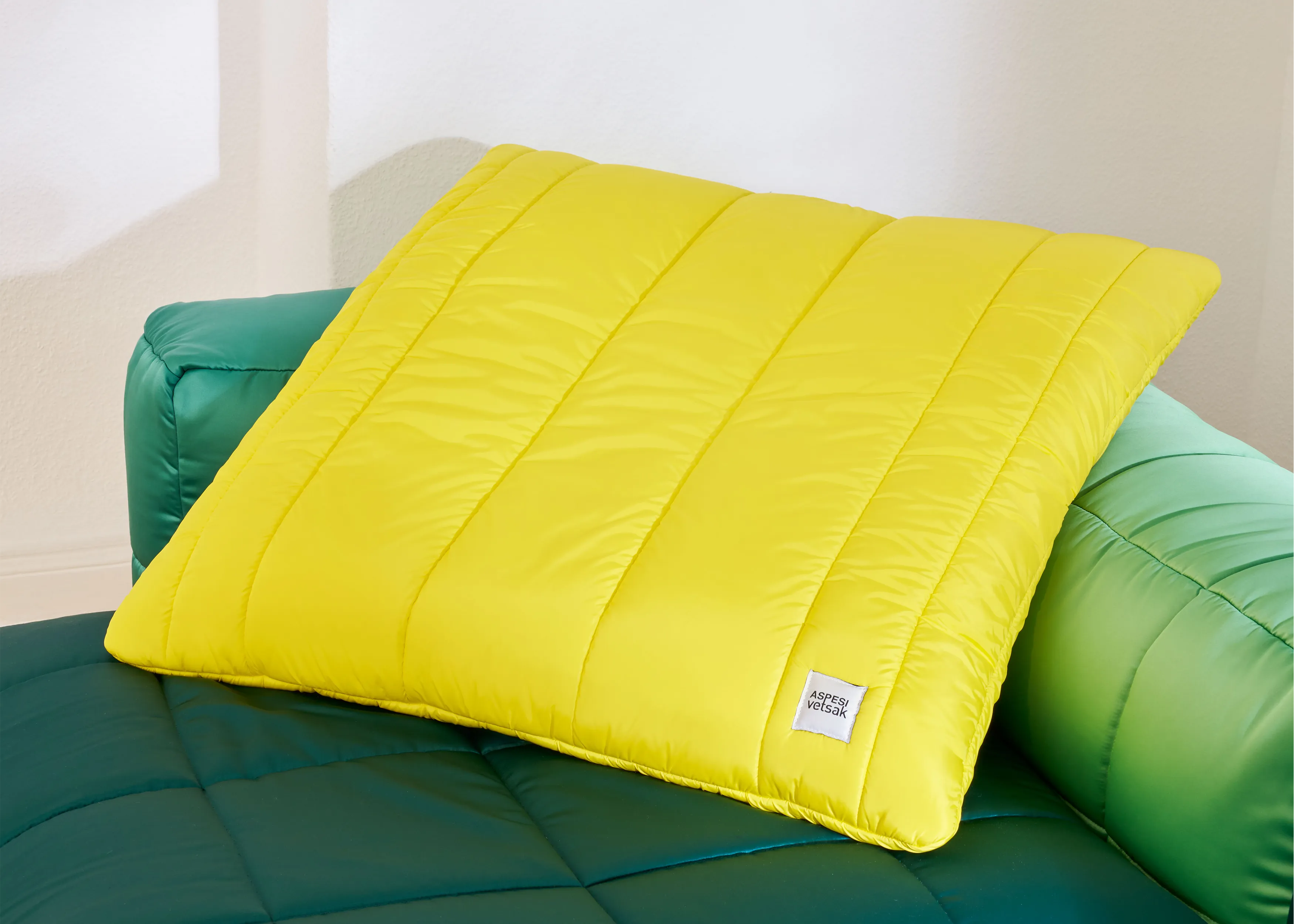 Jumbo Pillow - Block - Stripes Gem - 100cm x 100cm