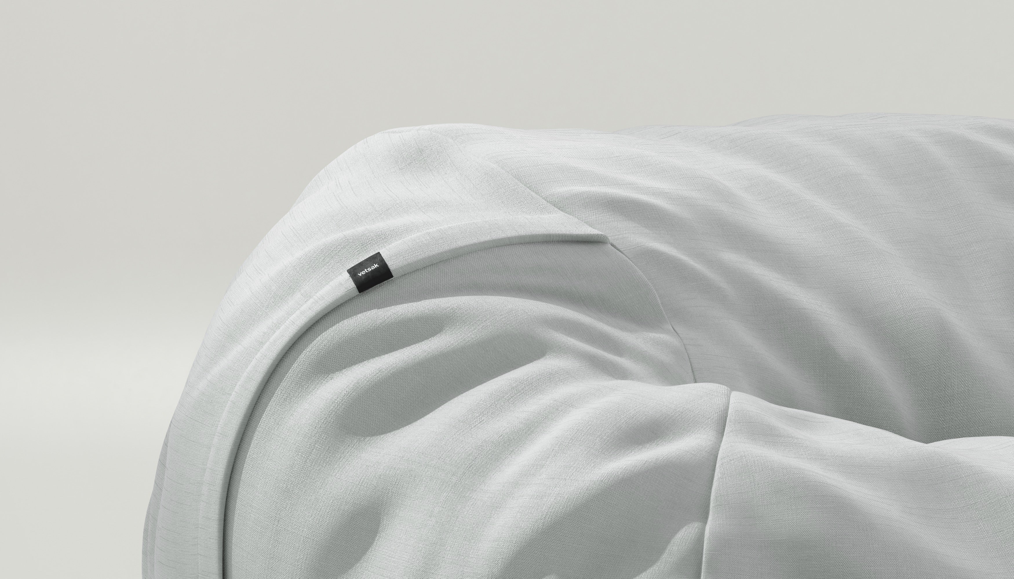 vetsak | Beanbag Medium - Pique - Light Grey - Image 3