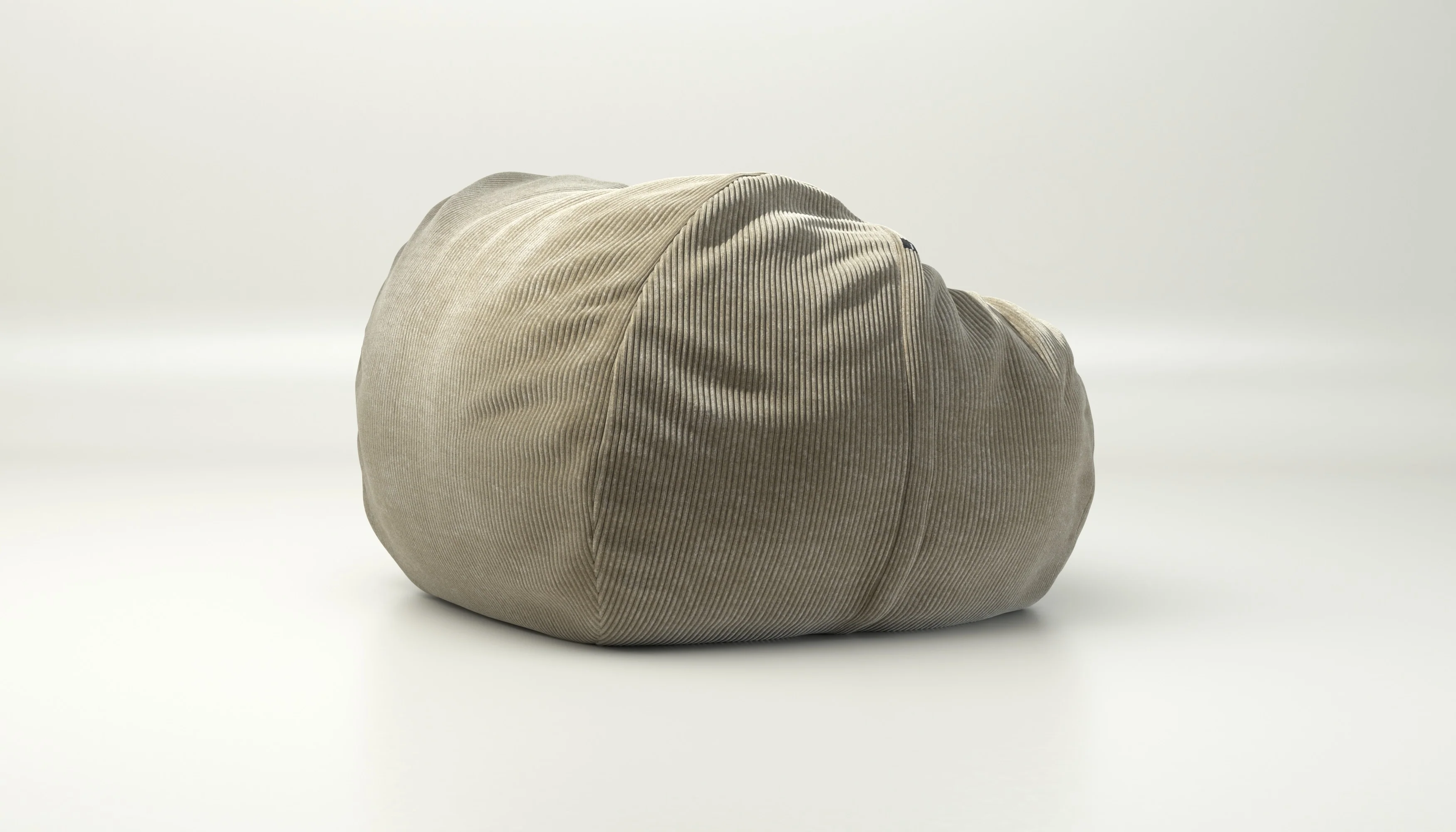 vetsak | Cover Beanbag Large - Cord Velour - Khaki - Image 2