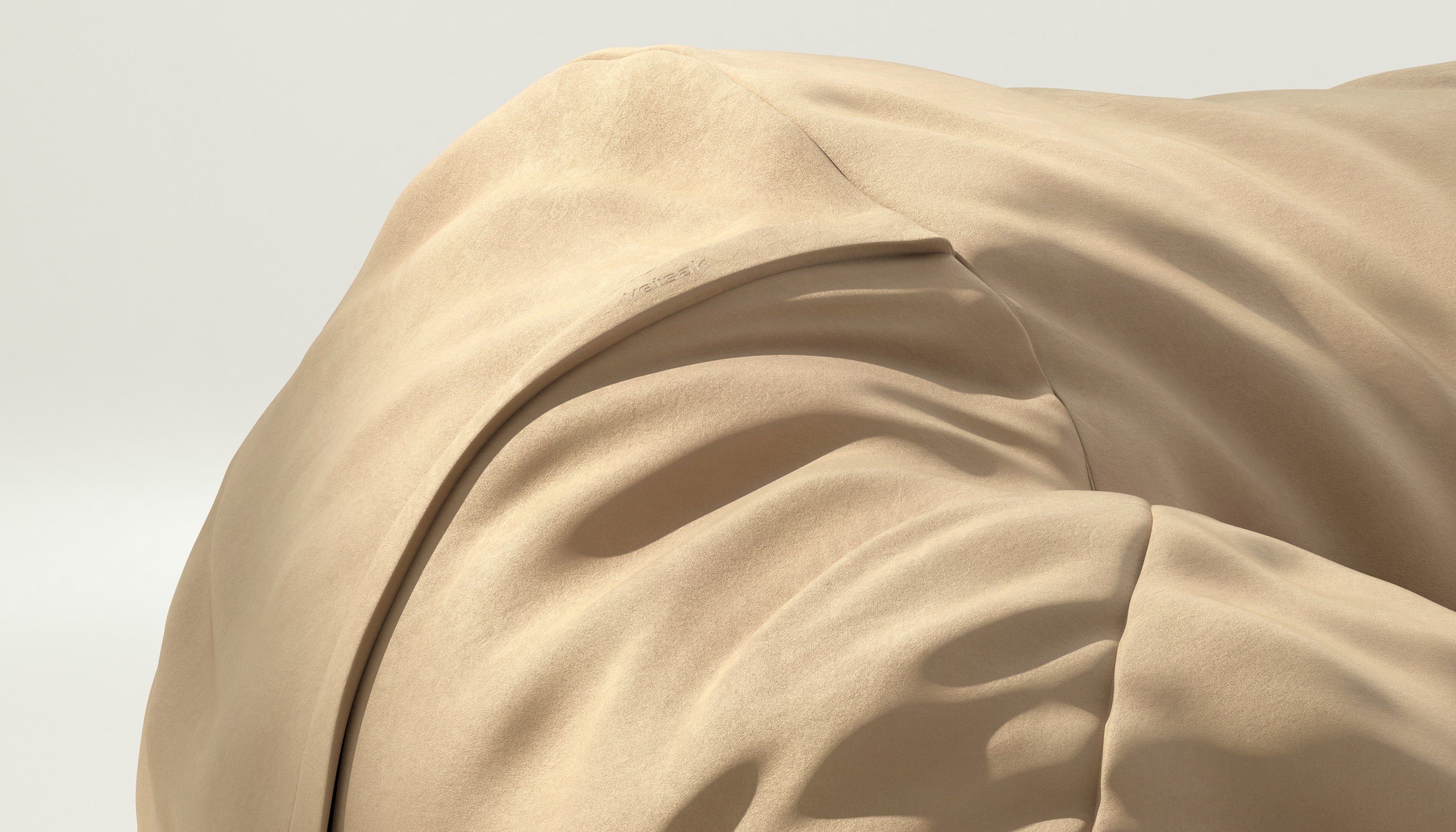 vetsak | Cover Beanbag Large - Leather - Beige - Image 3