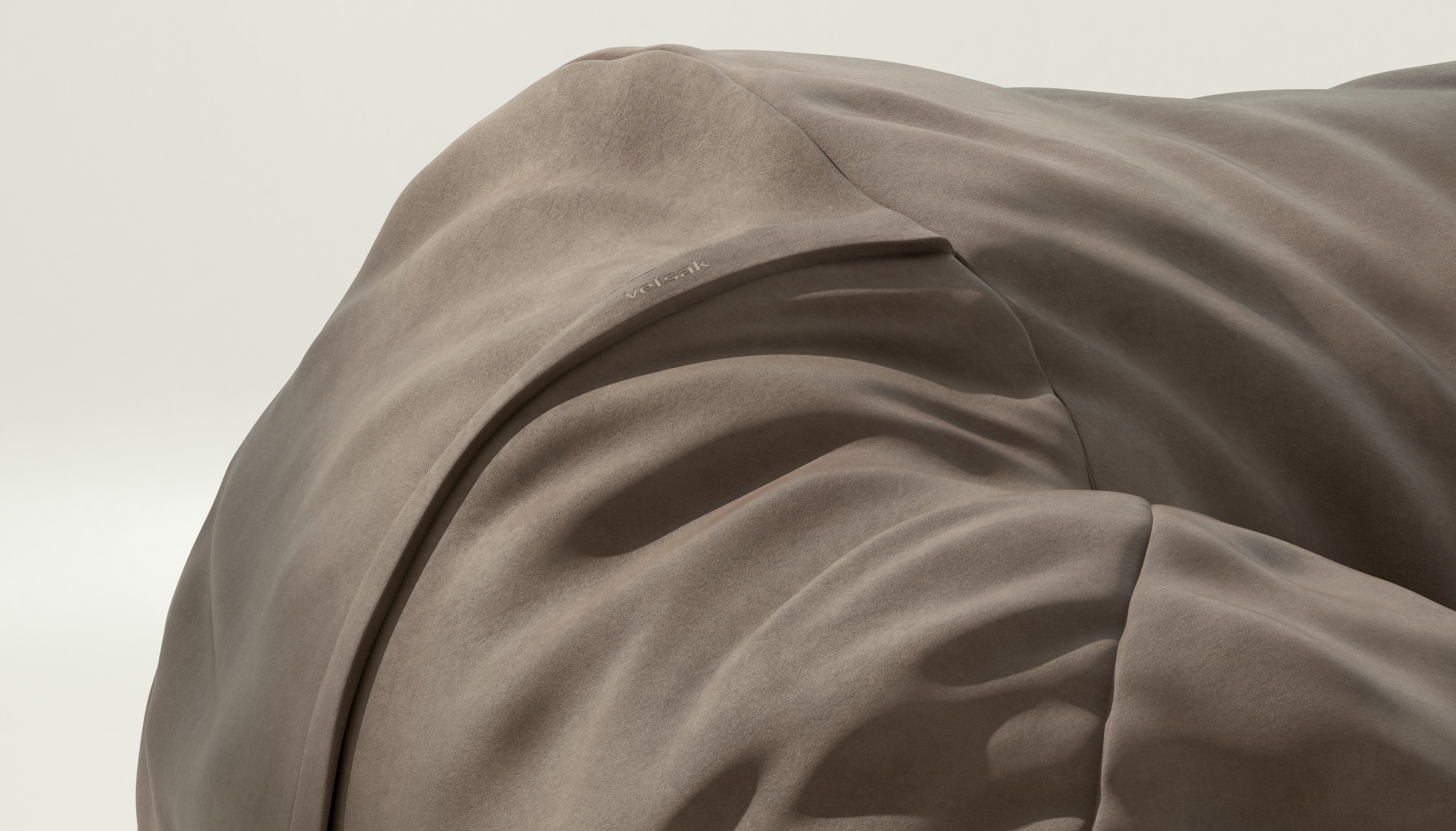 vetsak | Cover Beanbag Large - Leather - Cacao - Image 3