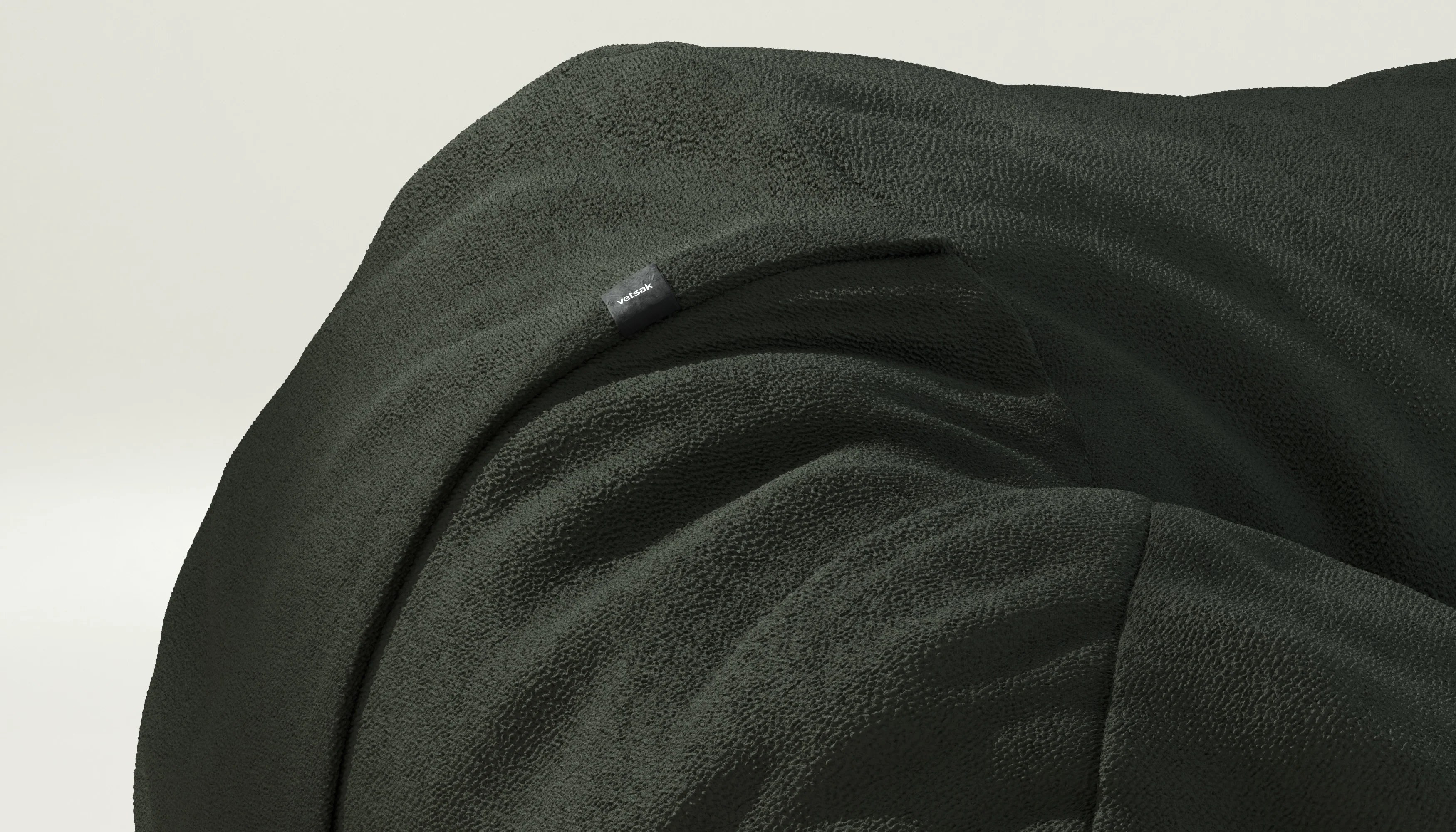 vetsak | Cover Beanbag Large - Loop Loop - Mousse - Image 3
