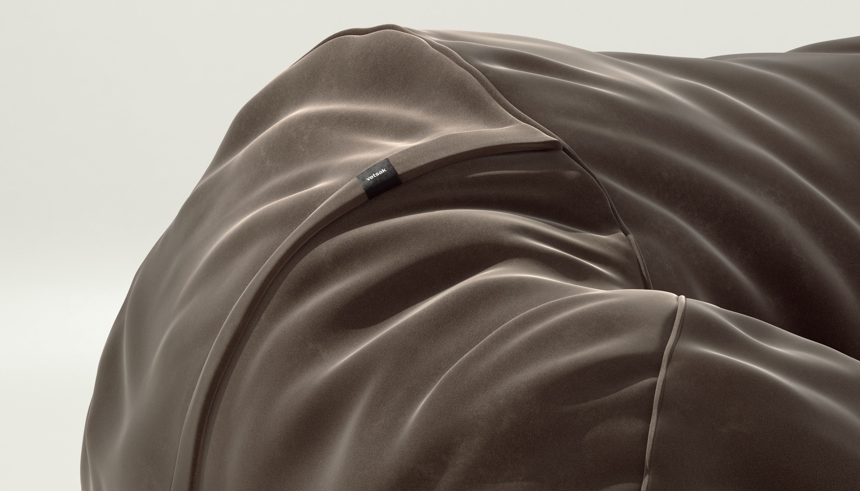 vetsak | Cover Beanbag Large - Suave - Espresso - Image 3