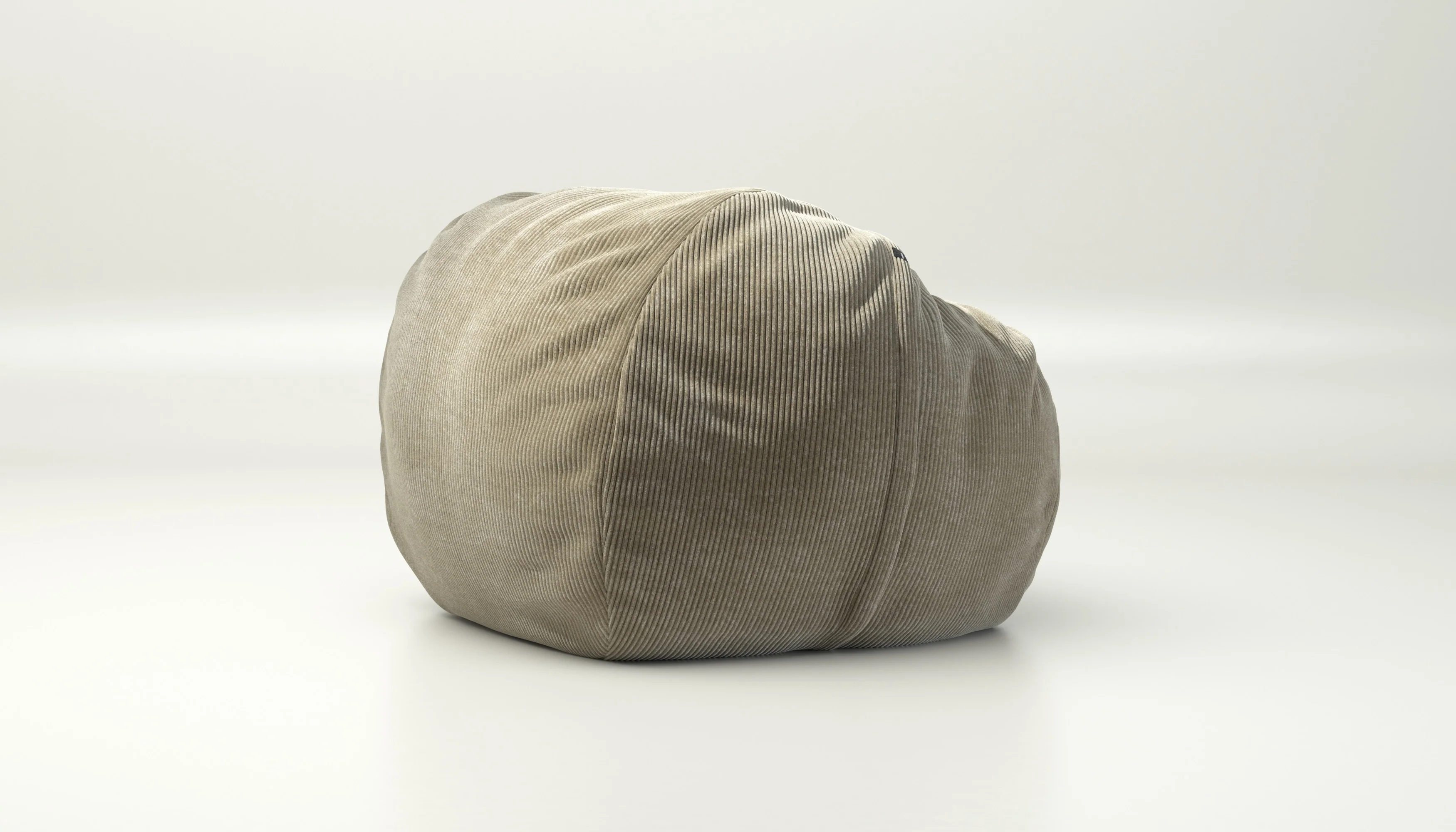 vetsak | Cover Beanbag Medium - Cord Velour - Khaki - Image 2