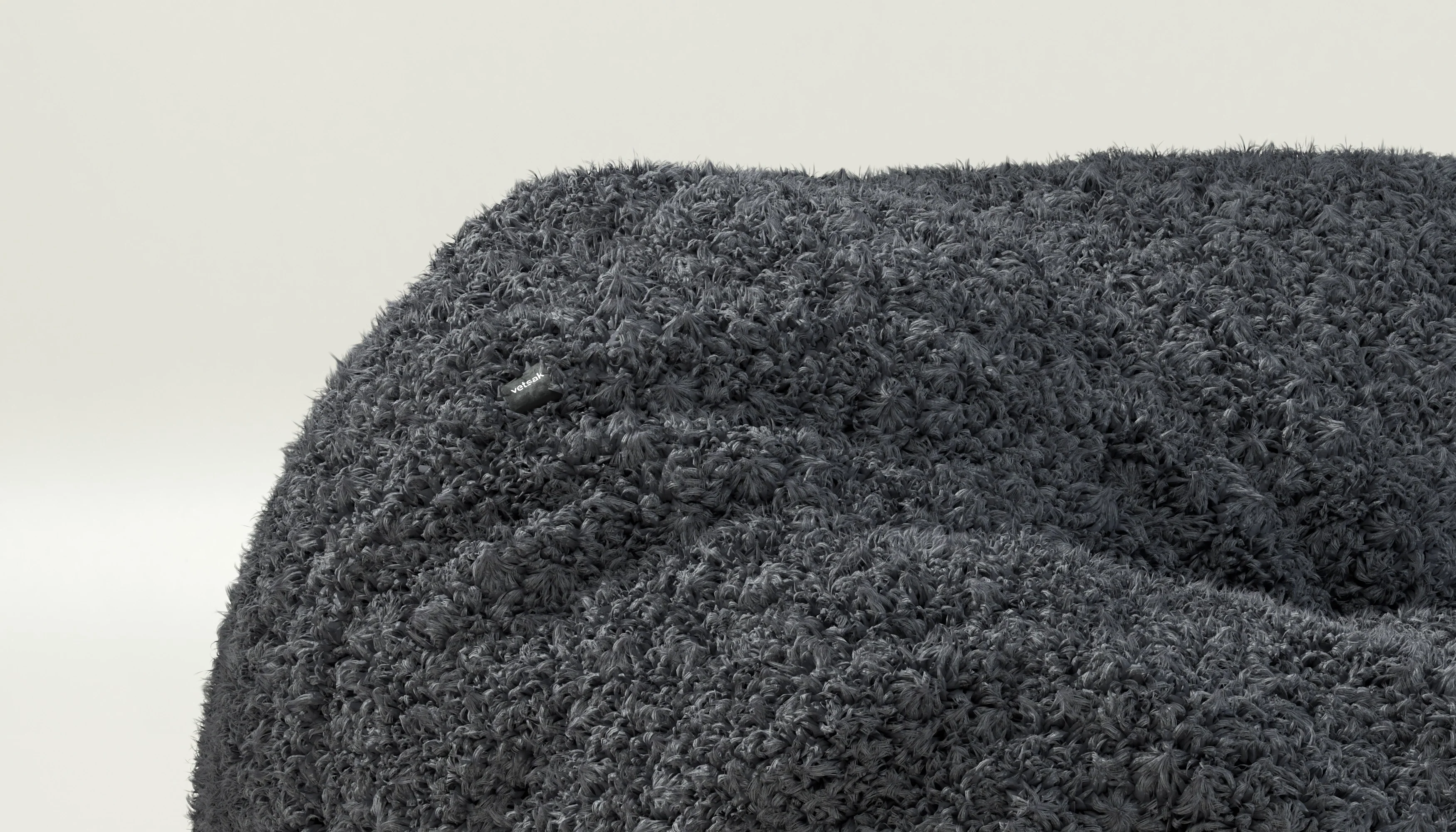 vetsak | Cover Beanbag Medium - Doodle - Dark Grey - Image 3