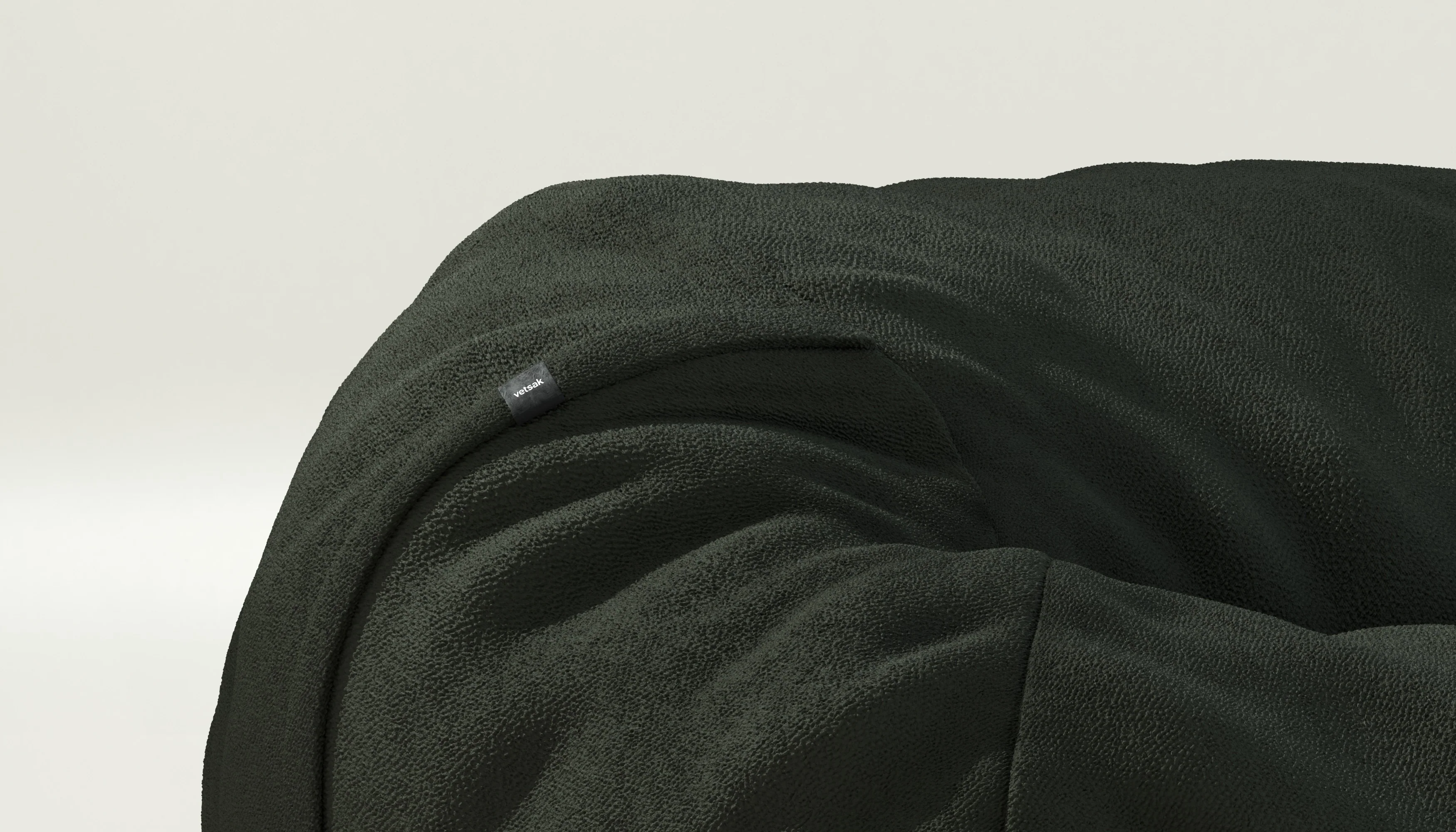 vetsak | Cover Beanbag Medium - Loop Loop - Mousse - Image 3