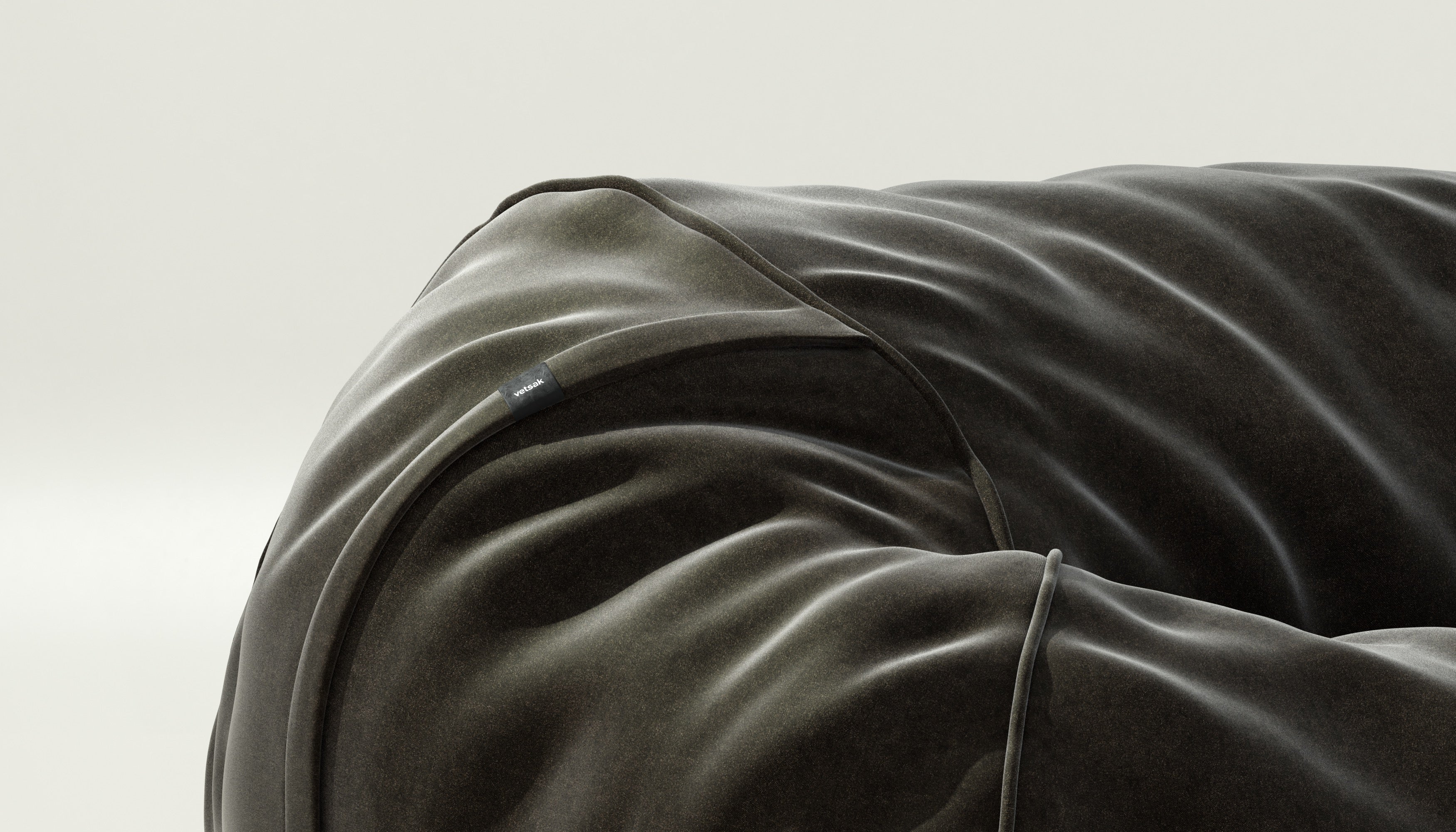 vetsak | Cover Beanbag Medium - Suave - Anthracite - Image 3