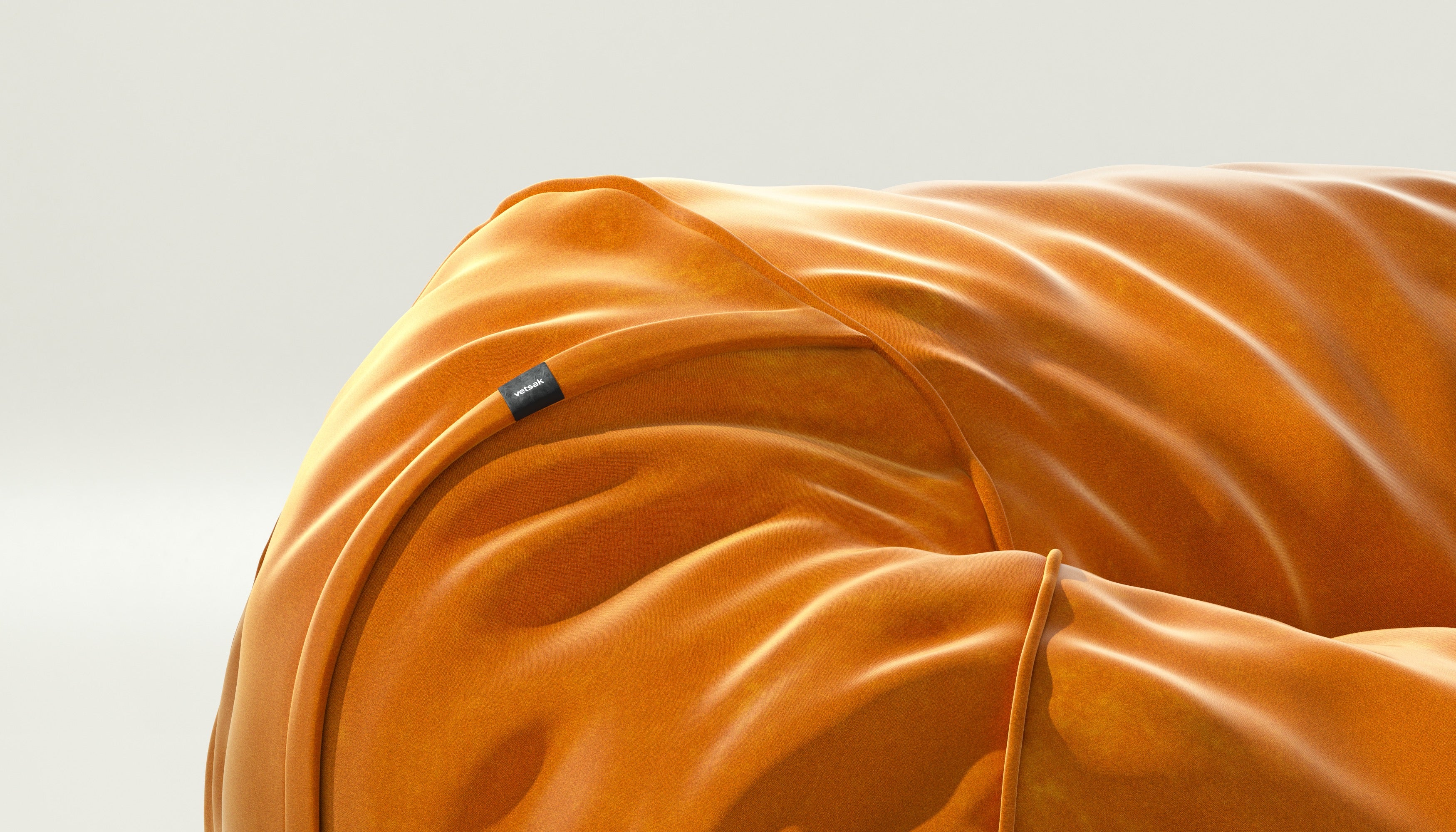 vetsak | Cover Beanbag Medium - Suave - Orange Blaze - Image 3