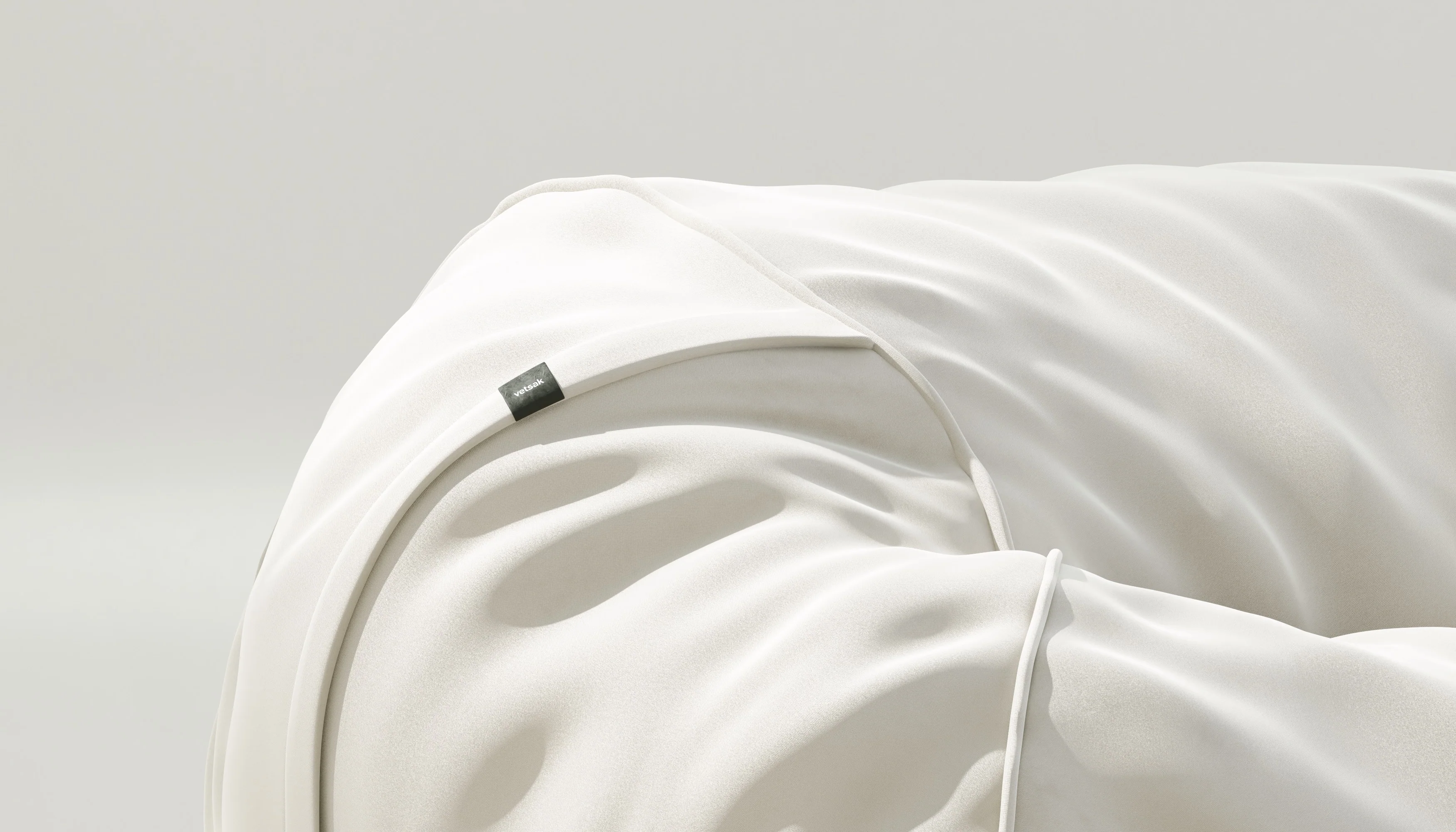 vetsak | Cover Beanbag Medium - Suave - Pearl - Image 3
