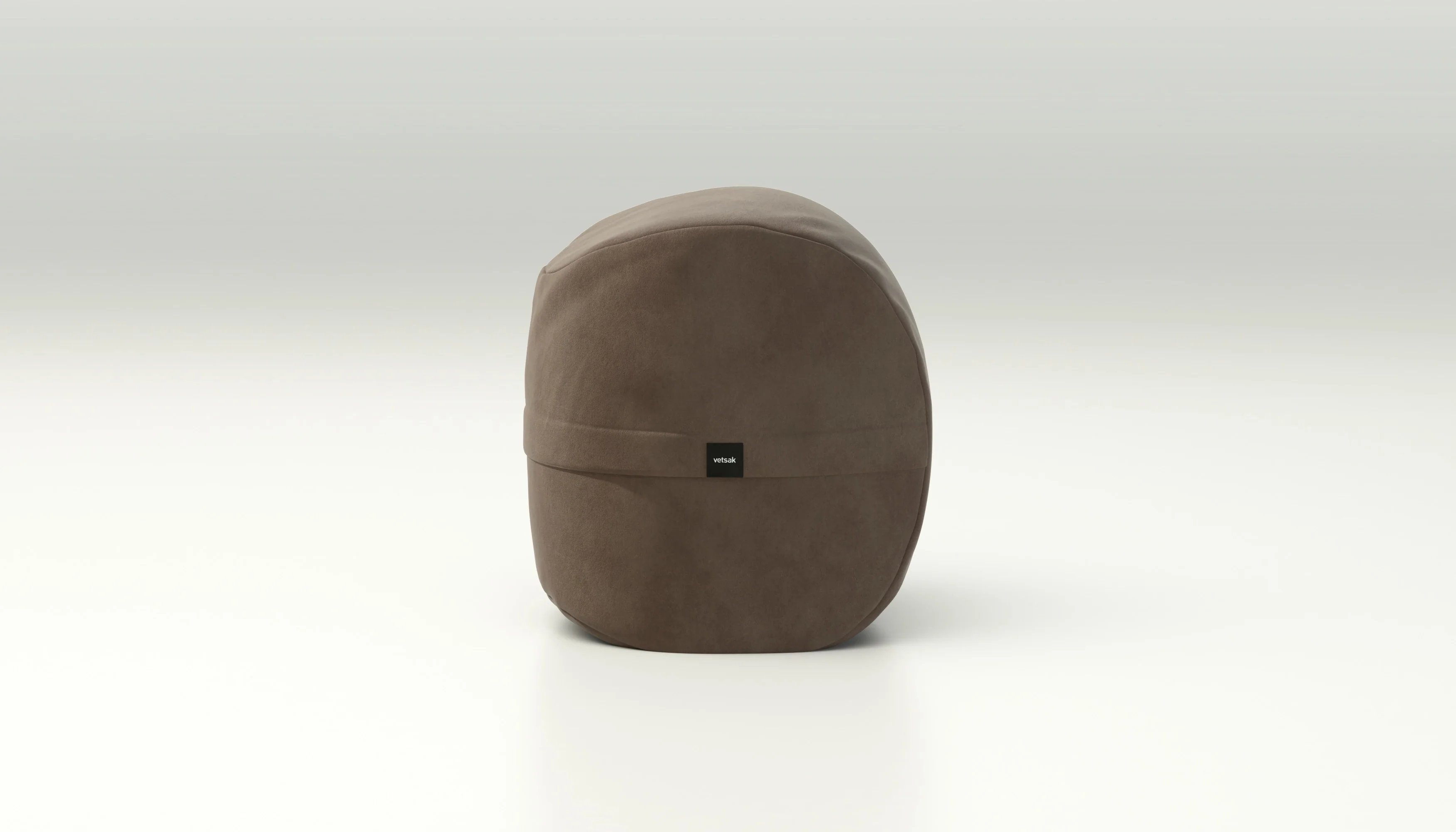 vetsak | Footsak - Leather - Cacao