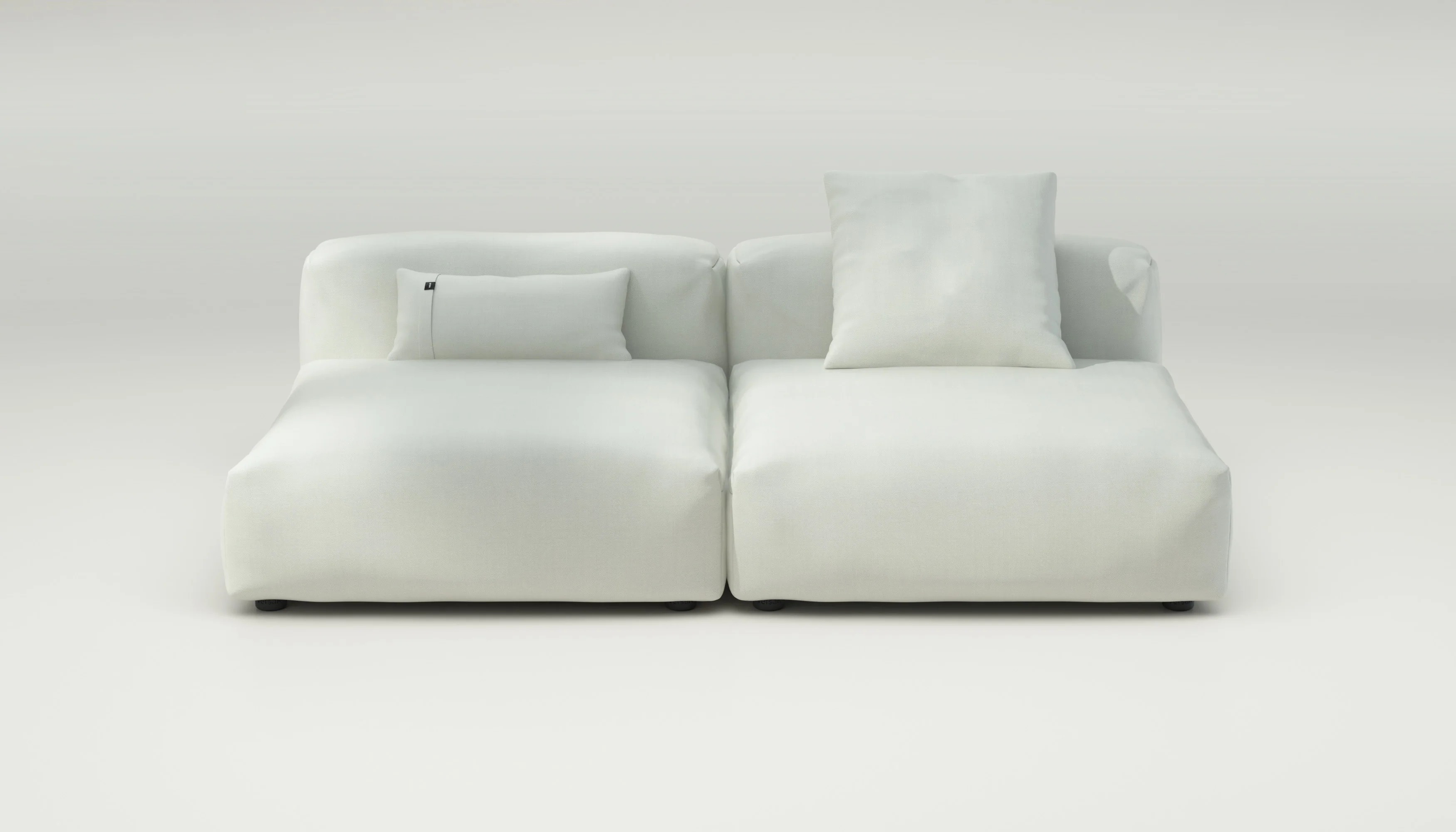vetsak | Sofa Set 01 Large - Herringbone - Creme | Modular Sofa | 3.5 Seater
