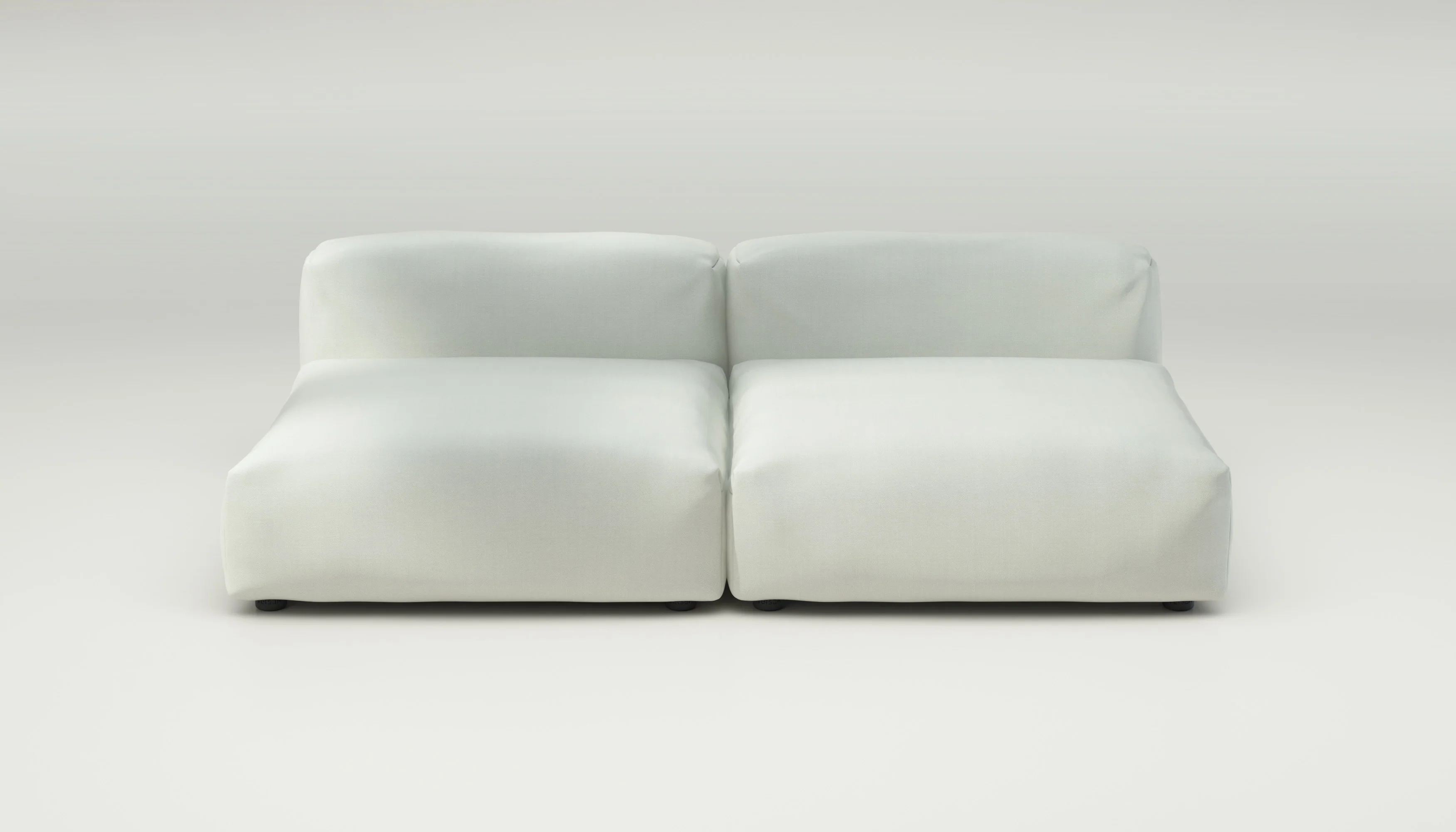 vetsak | Sofa Set 01 Large - Herringbone - Creme | Modular Sofa | 3.5 Seater - Image 2