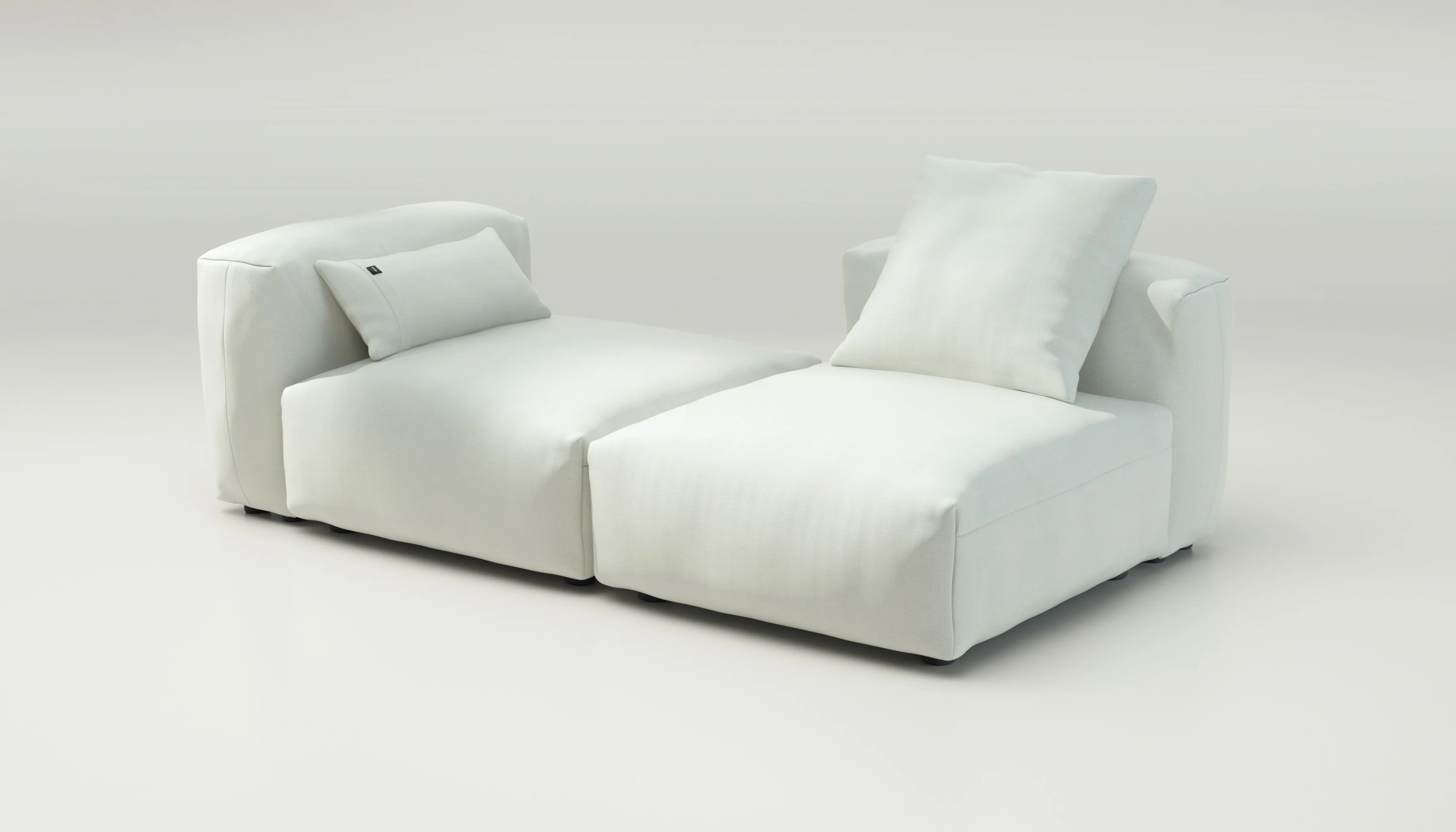 vetsak | Sofa Set 01 Medium - Herringbone - Creme | Modular Sofa | 2.5 Seater - Image 4