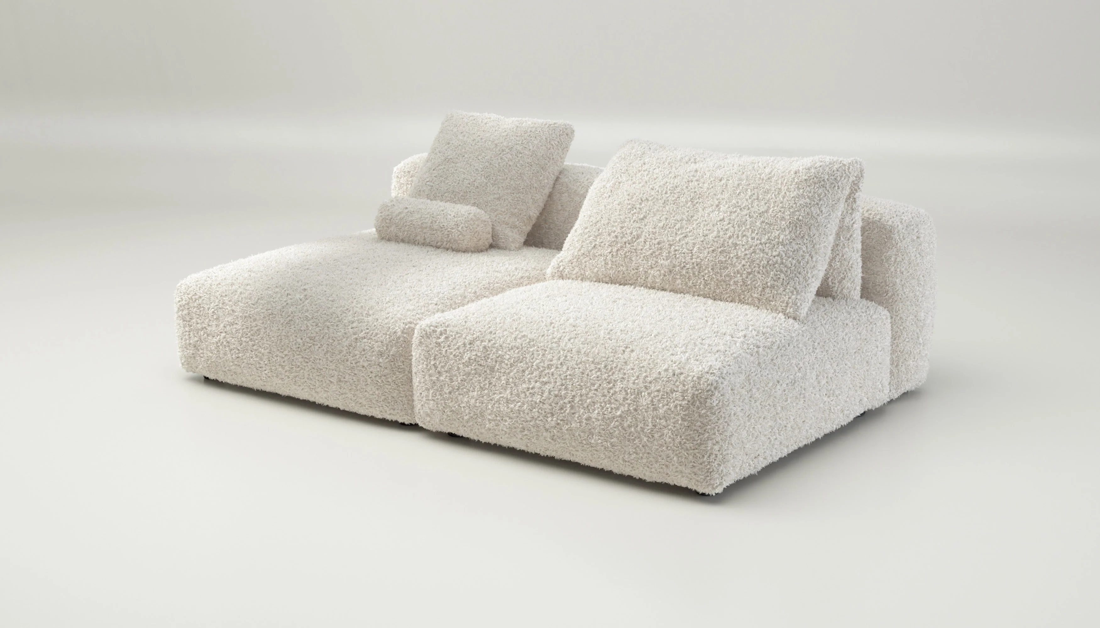vetsak | Sofa Set 01 XLarge - Doodle - Creme | Modular Sofa | 3.5 Seater - Image 3