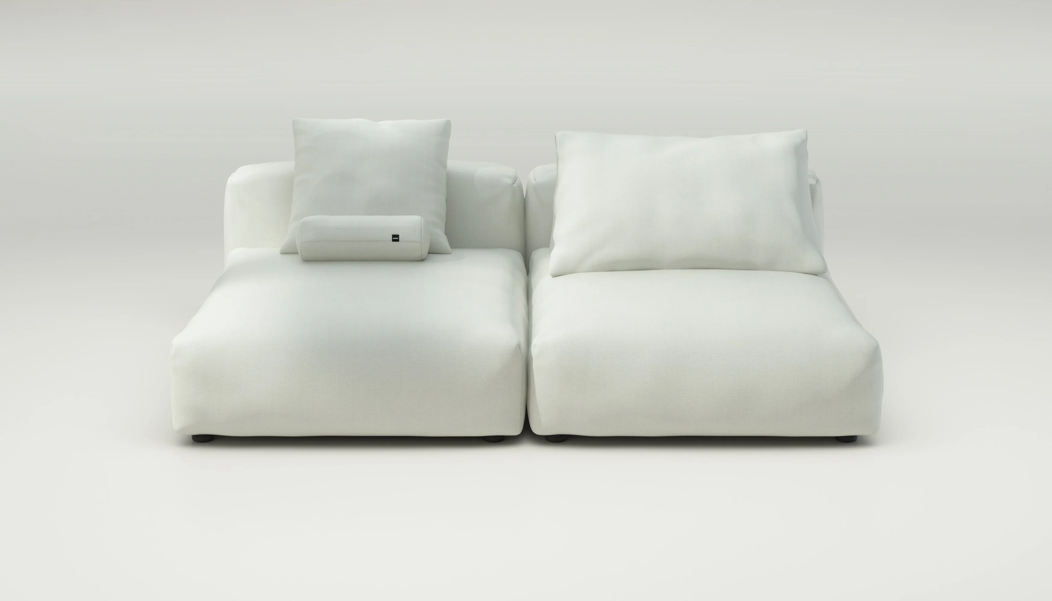 vetsak | Sofa Set 01 XLarge - Herringbone - Creme | Modular Sofa | 3.5 Seater
