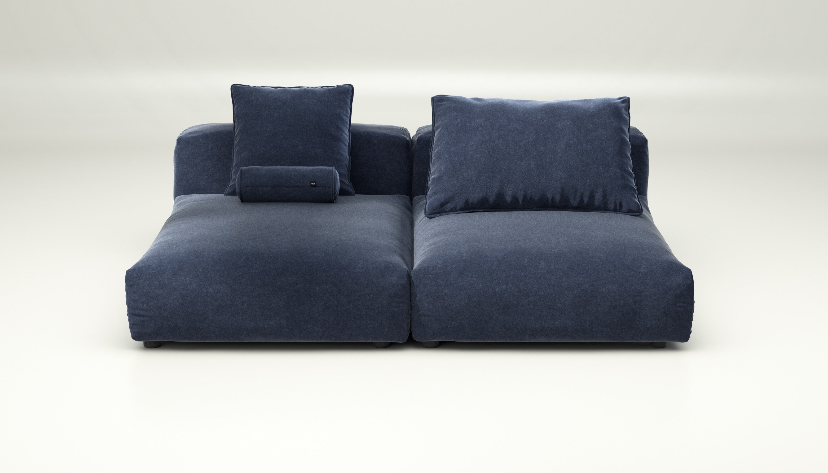 vetsak | Sofa Set 01 XLarge - Suave - Navy | Modular Sofa | 3.5 Seater