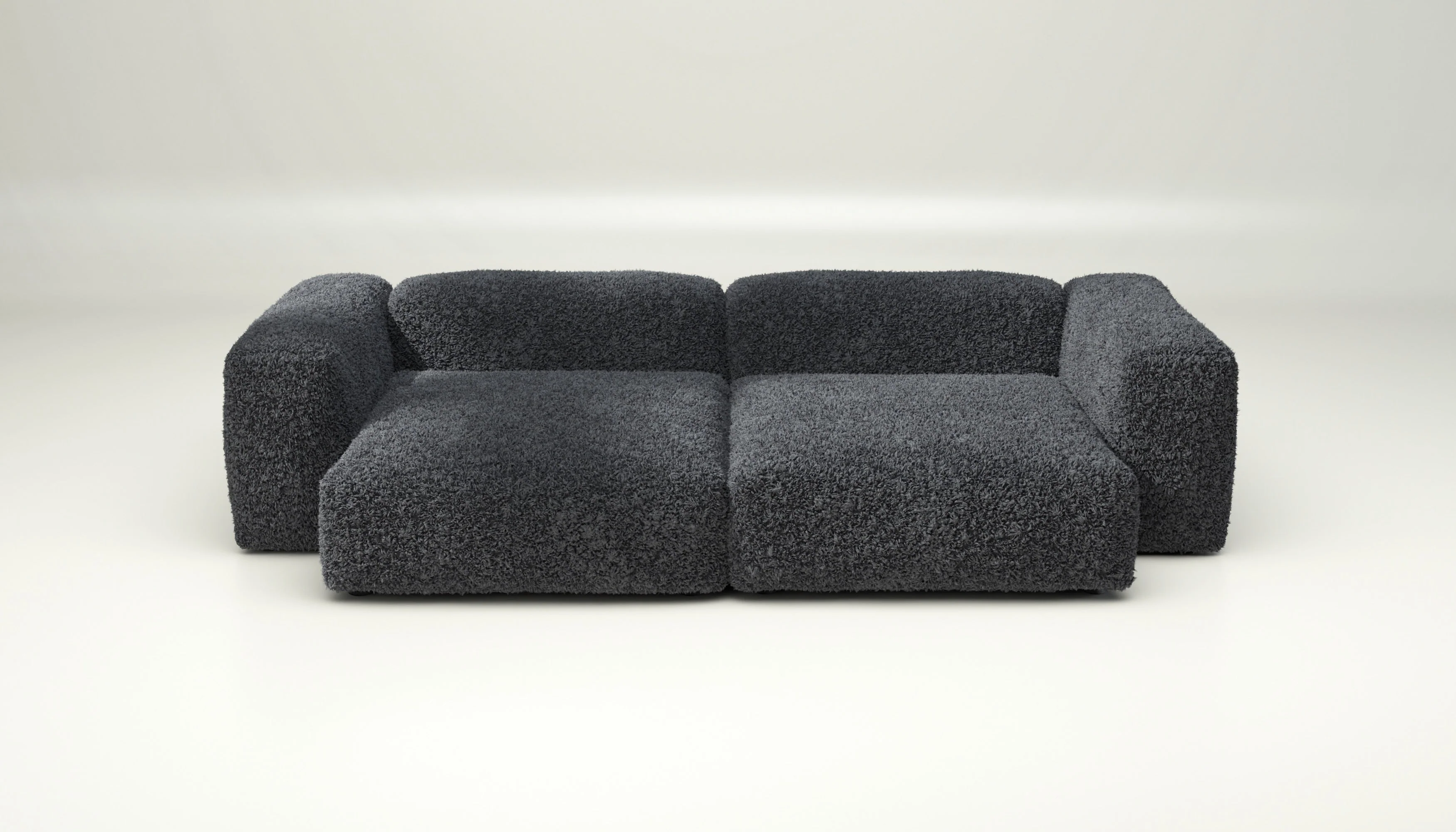 vetsak | Sofa Set 02 XLarge - Doodle - Dark Grey | Modular Sofa | 3.5 Seater | Big Sofa - Image 2