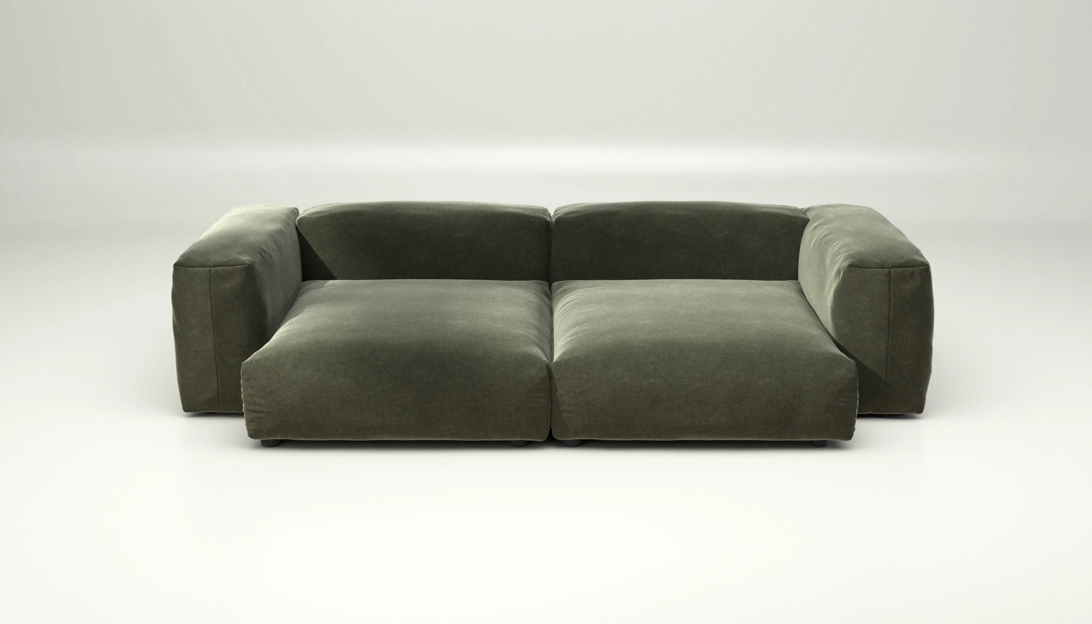 vetsak | Sofa Set 02 XLarge - Suave - Pine | Modular Sofa | 3.5 Seater | Big Sofa - Image 2