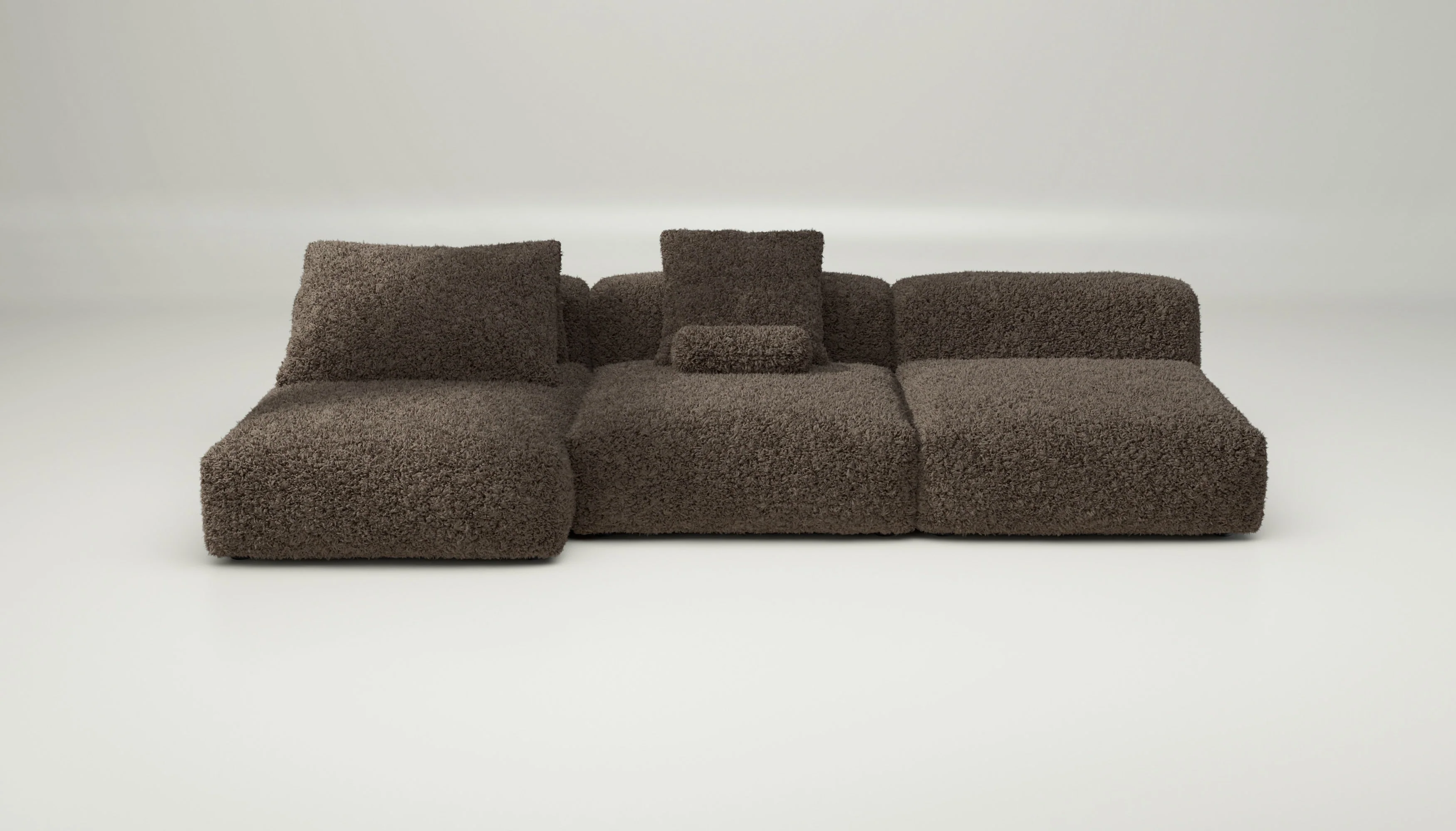 vetsak | Sofa Set 04 - Doodle - Cacao | Modular Sofa | 5 Seater | Big Sofa