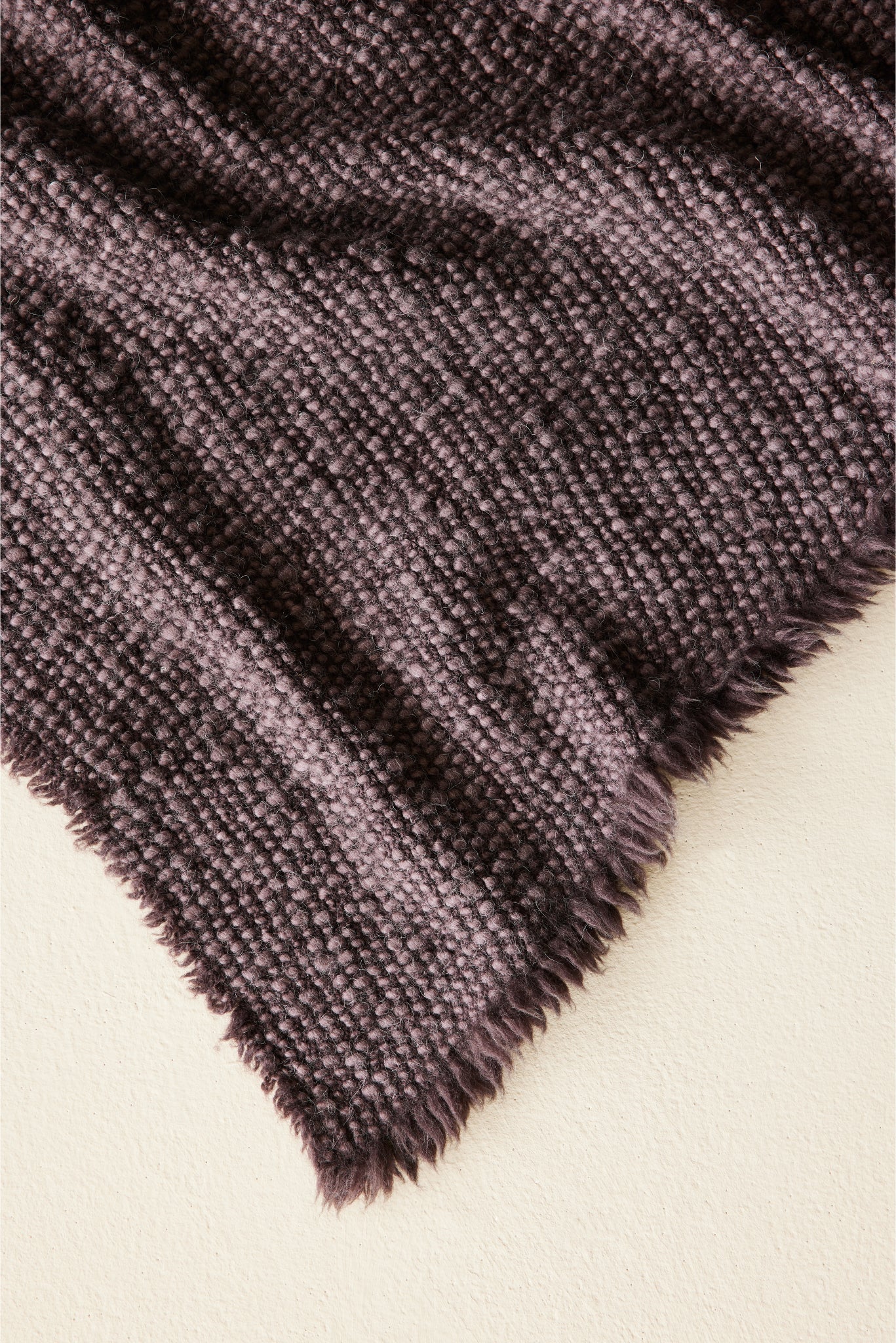 Blanket -Wooly - Plum - 180cm x 130cm - Image 5