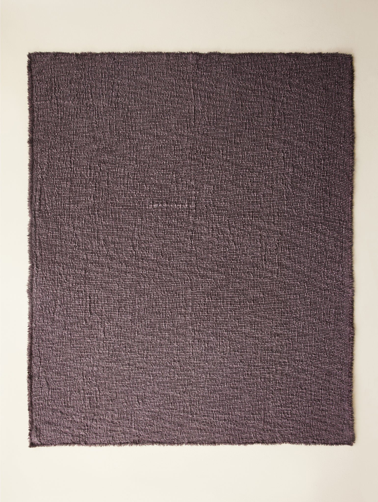 Blanket -Wooly - Plum - 180cm x 130cm - Image 6